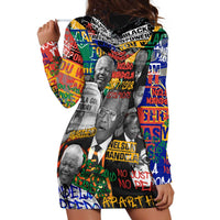 Nelson Mandela Hoodie Dress Street Spray Art Recreating The Life Of A Great Man - Wonder Print Shop