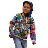 Nelson Mandela Kid Hoodie Street Spray Art Recreating The Life Of A Great Man - Wonder Print Shop