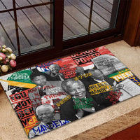 Nelson Mandela Rubber Doormat Street Spray Art Recreating The Life Of A Great Man - Wonder Print Shop