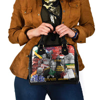 Nelson Mandela Shoulder Handbag Street Spray Art Recreating The Life Of A Great Man - Wonder Print Shop