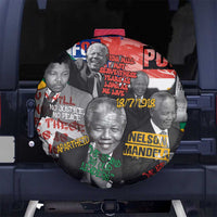 Nelson Mandela Spare Tire Cover Street Spray Art Recreating The Life Of A Great Man - Wonder Print Shop