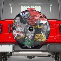 Nelson Mandela Spare Tire Cover Street Spray Art Recreating The Life Of A Great Man - Wonder Print Shop