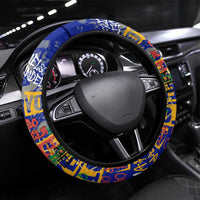 Nelson Mandela Steering Wheel Cover Street Spray Art Recreating The Life Of A Great Man - Wonder Print Shop