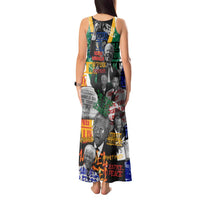 Nelson Mandela Tank Maxi Dress Street Spray Art Recreating The Life Of A Great Man - Wonder Print Shop