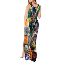 Nelson Mandela Tank Maxi Dress Street Spray Art Recreating The Life Of A Great Man - Wonder Print Shop