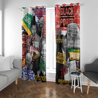 Nelson Mandela Window Curtain Street Spray Art Recreating The Life Of A Great Man - Wonder Print Shop