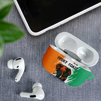 Ivory Coast AirPods Case with Tribal Elephant and Paint Splash Design - Wonder Print Shop
