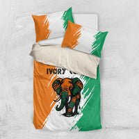 Ivory Coast Bedding Set with Tribal Elephant and Paint Splash Design - Wonder Print Shop