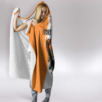 Ivory Coast Hooded Blanket with Tribal Elephant and Paint Splash Design - Wonder Print Shop
