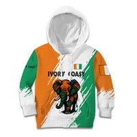 Ivory Coast Kid Hoodie with Tribal Elephant and Paint Splash Design - Wonder Print Shop