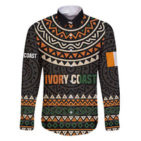 Ivory Coast Family Matching Puletasi and Hawaiian Shirt with Ethnic Geometric Pattern and National Motto Design - Wonder Print Shop