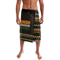 Ivory Coast Lavalava with Ethnic Geometric Pattern and National Motto Design - Wonder Print Shop