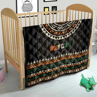 Ivory Coast Quilt with Ethnic Geometric Pattern and National Motto Design - Wonder Print Shop