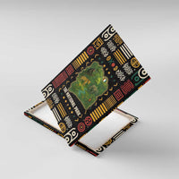 Ivory Coast Canvas Wall Art with Taï National Park Wildlife Map Design - Wonder Print Shop