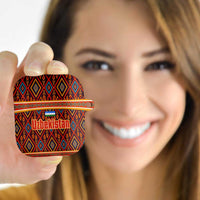 Uzbekistan AirPods Case with Traditional Geometric Motif Design - Wonder Print Shop