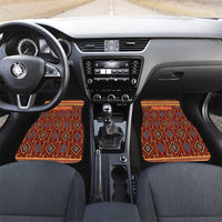 Uzbekistan Car Mats with Traditional Geometric Motif Design - Wonder Print Shop