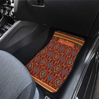 Uzbekistan Car Mats with Traditional Geometric Motif Design - Wonder Print Shop