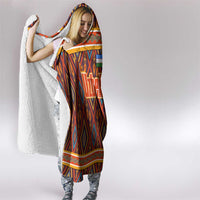 Uzbekistan Hooded Blanket with Traditional Geometric Motif Design - Wonder Print Shop