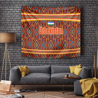 Uzbekistan Tapestry with Traditional Geometric Motif Design - Wonder Print Shop