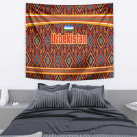 Uzbekistan Tapestry with Traditional Geometric Motif Design - Wonder Print Shop