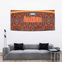 Uzbekistan Tapestry with Traditional Geometric Motif Design - Wonder Print Shop