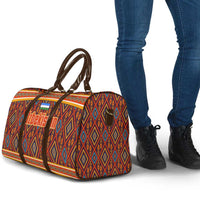 Uzbekistan Travel Bag with Traditional Geometric Motif Design - Wonder Print Shop