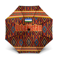Uzbekistan Umbrella with Traditional Geometric Motif Design - Wonder Print Shop