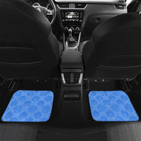 Uzbekistan Car Mats with Crescent Star and Ornamental Swirl Design - Wonder Print Shop