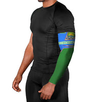 Uzbekistan Arm Sleeves with National Coat of Arms and Modern Gradient Design - Wonder Print Shop