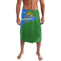 Uzbekistan Lavalava with National Coat of Arms and Modern Gradient Design - Wonder Print Shop