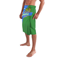 Uzbekistan Lavalava with National Coat of Arms and Modern Gradient Design - Wonder Print Shop