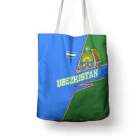 Uzbekistan Tote Bag with National Coat of Arms and Modern Gradient Design - Wonder Print Shop