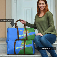 Uzbekistan Travel Bag with National Coat of Arms and Modern Gradient Design - Wonder Print Shop