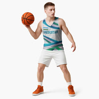 Uzbekistan Basketball Jersey with Ribbon Wave Design - Wonder Print Shop