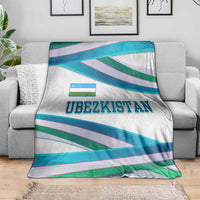 Uzbekistan Blanket with Ribbon Wave Design - Wonder Print Shop