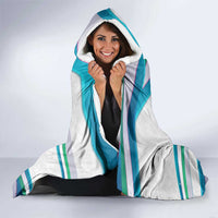 Uzbekistan Hooded Blanket with Ribbon Wave Design - Wonder Print Shop