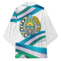 Uzbekistan Kimono with Ribbon Wave Design - Wonder Print Shop