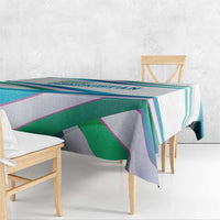 Uzbekistan Tablecloth with Ribbon Wave Design - Wonder Print Shop