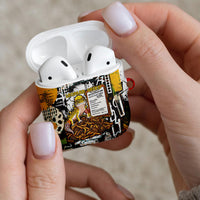 Leopard Gecko AirPods Case Tiny Dinosaur Department Funny Pest Control Graffiti