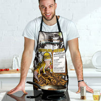 Leopard Gecko Apron Tiny Dinosaur Department Funny Pest Control Graffiti