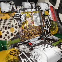 Leopard Gecko Back Car Seat Cover Tiny Dinosaur Department Funny Pest Control Graffiti