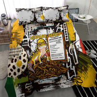 Leopard Gecko Bedding Set Tiny Dinosaur Department Funny Pest Control Graffiti