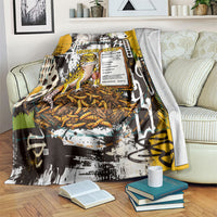 Leopard Gecko Blanket Tiny Dinosaur Department Funny Pest Control Graffiti