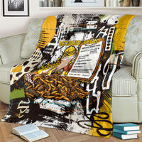 Leopard Gecko Blanket Tiny Dinosaur Department Funny Pest Control Graffiti