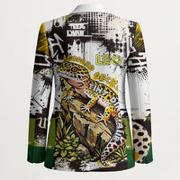 Leopard Gecko Blazer Tiny Dinosaur Department Funny Pest Control Graffiti