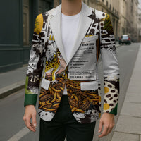 Leopard Gecko Blazer Tiny Dinosaur Department Funny Pest Control Graffiti