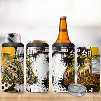 Leopard Gecko 4 in 1 Can Cooler Tumbler Tiny Dinosaur Department Funny Pest Control Graffiti