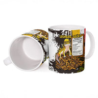 Leopard Gecko Ceramic Mug Tiny Dinosaur Department Funny Pest Control Graffiti