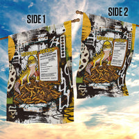 Leopard Gecko Garden Flag Tiny Dinosaur Department Funny Pest Control Graffiti