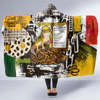 Leopard Gecko Hooded Blanket Tiny Dinosaur Department Funny Pest Control Graffiti